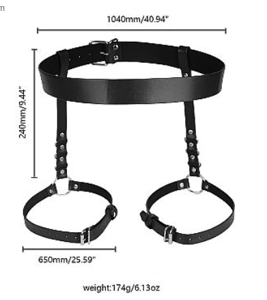 Harness - Cinta Liga de Couro