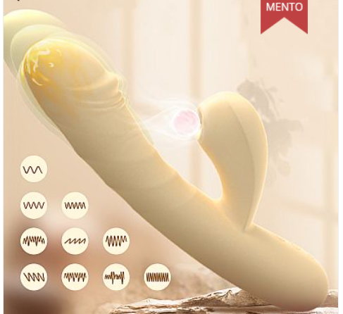 Vibrador de ponto G e clitóris com Pulsação - Vai e vem / Aquecimento